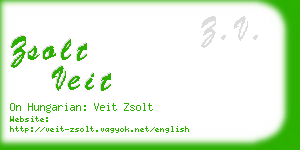 zsolt veit business card